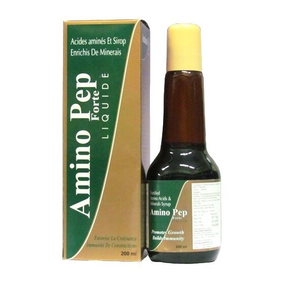 Amino Pep Forte Liquid, Tonic, Multivitamin & Minerals Syrup (Pack of 3)