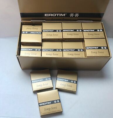 Erotim Long Love Condoms, Gold Packaging, Best Climax Delay Condoms for Male, Helps Men Last Longer in Bed (Pack of 24)