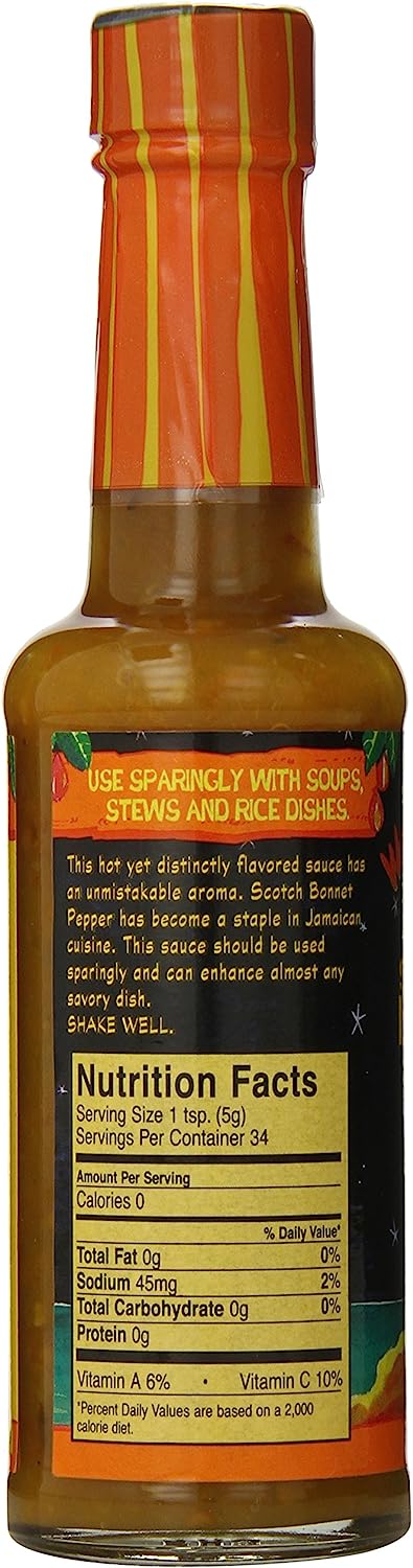 Walkerswood Scotch Bonnet Hot Sauce uses Jamaica's iconic yellow Scotch Bonnet peppers for a distinctly flavored sauce that perfectly captures the unmistakable aroma to enhance almost any savory dish. The perfect balance of heat with flavor.