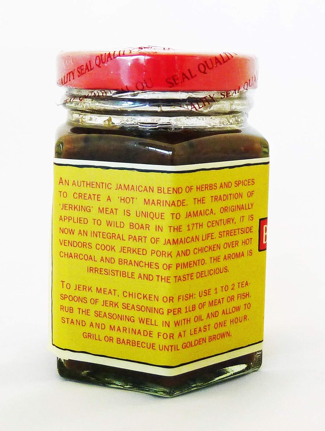 Busha Browne's Jerk Seasoning is an authentic Jamaican blend of herbs and spices to create the legendary hot marinade. Used prudently with pork, chicken or fish