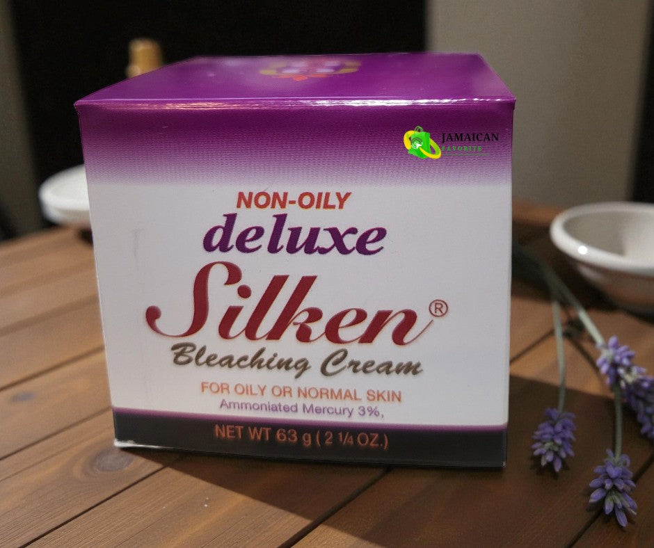 Nadinola Deluxe Silken Bleaching Cream Pack of 2 – non-oily formula for oily or normal skin, helps fade dark spots and brighten complexion, ideal for Canadian skincare buyers