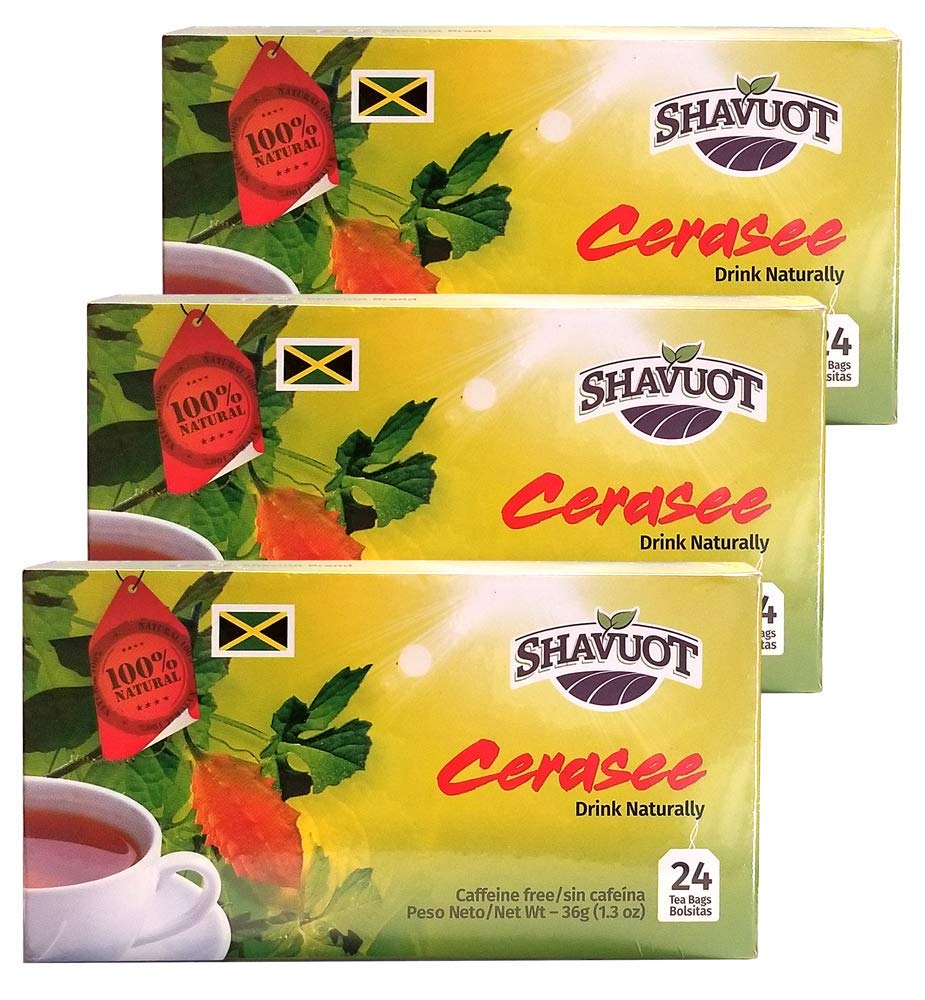 Shavuot Cerasee Tea 24 Tea Bags (Pack of 3)
