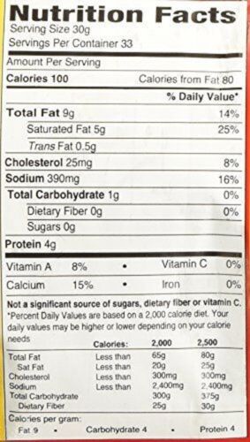 Tastee Cheese 1 kg | Delicious & Nutritious, High Proteins Jamaican Cheese