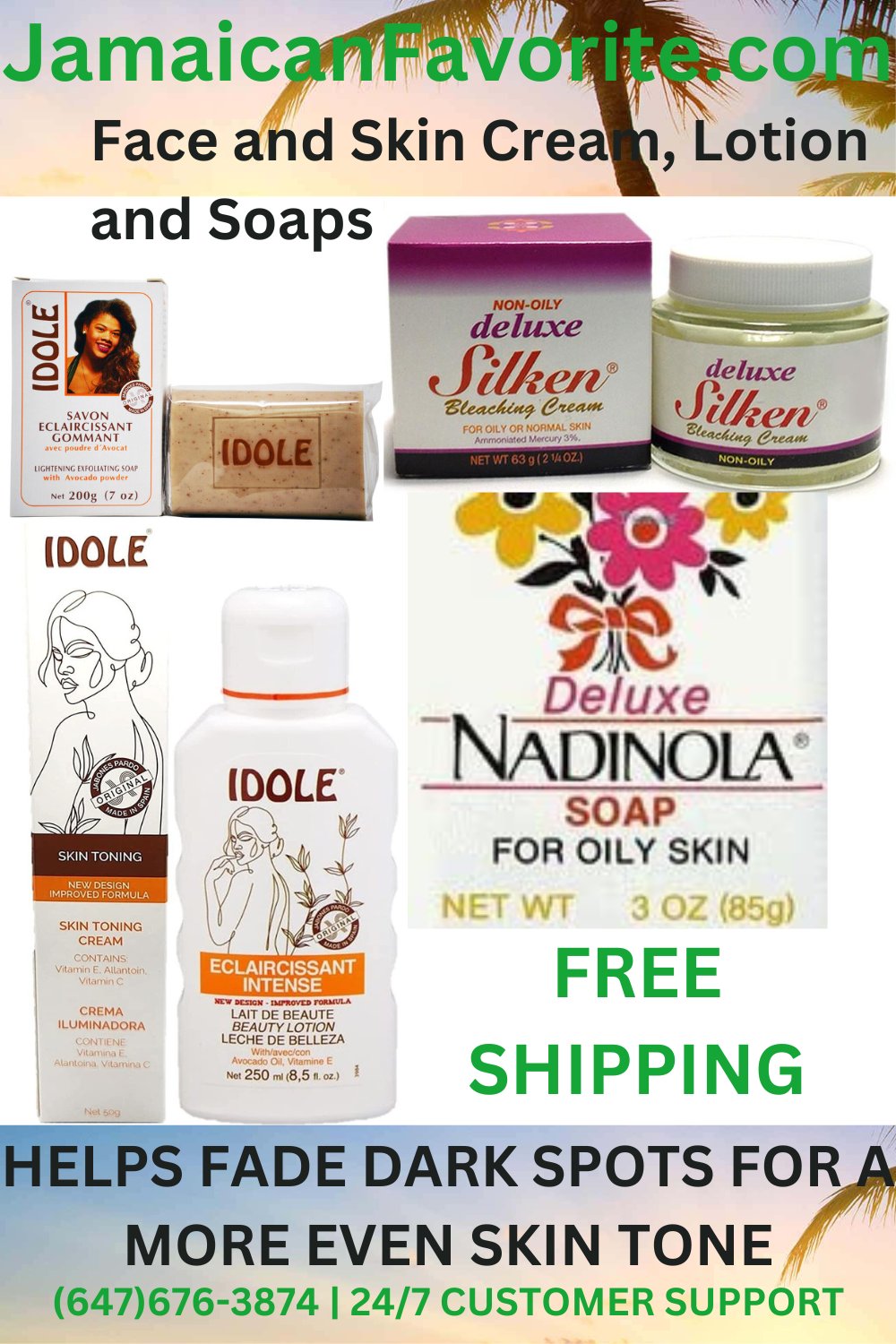 Face and skin creams, lotions and beauty care soaps. FREE SHIPPING on orders $50 and over. Get yours today