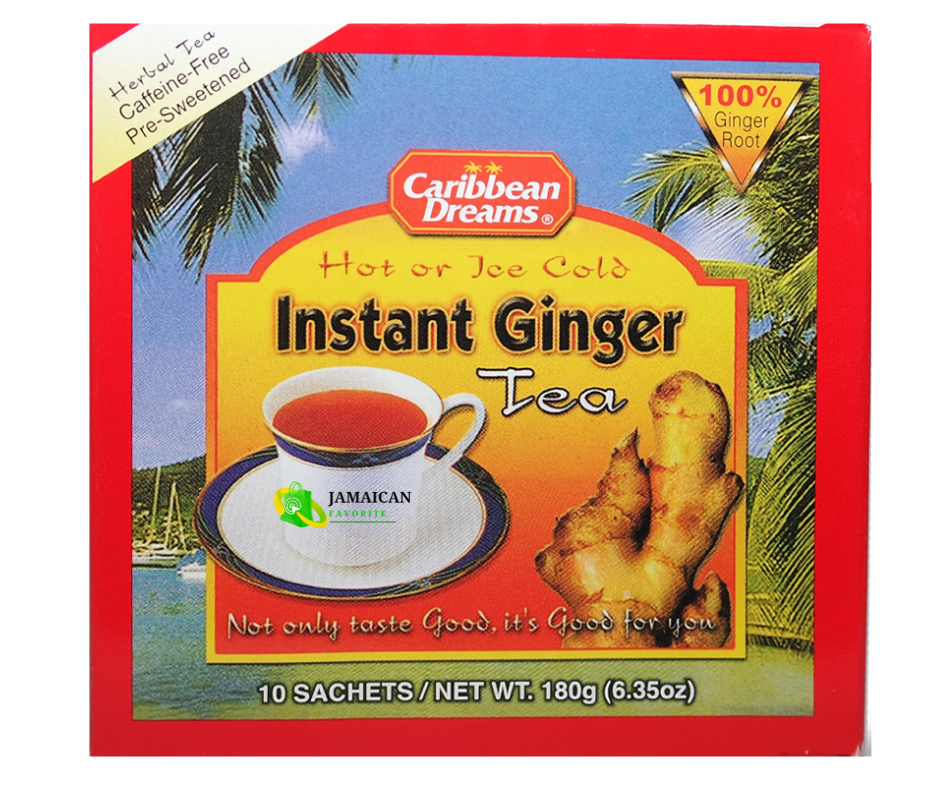 Caribbean Dreams Instant Ginger Tea | Sweetened & Unsweetened | Bundle & Save Canada
