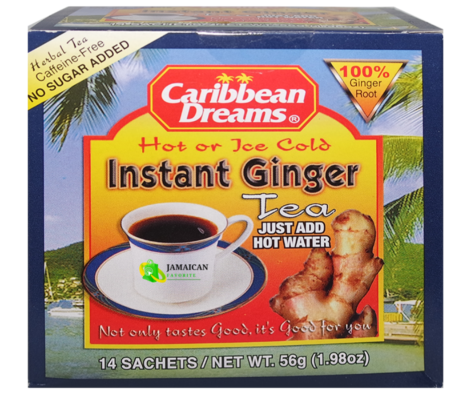Caribbean Dreams Instant Ginger Tea | Sweetened & Unsweetened | Bundle & Save Canada