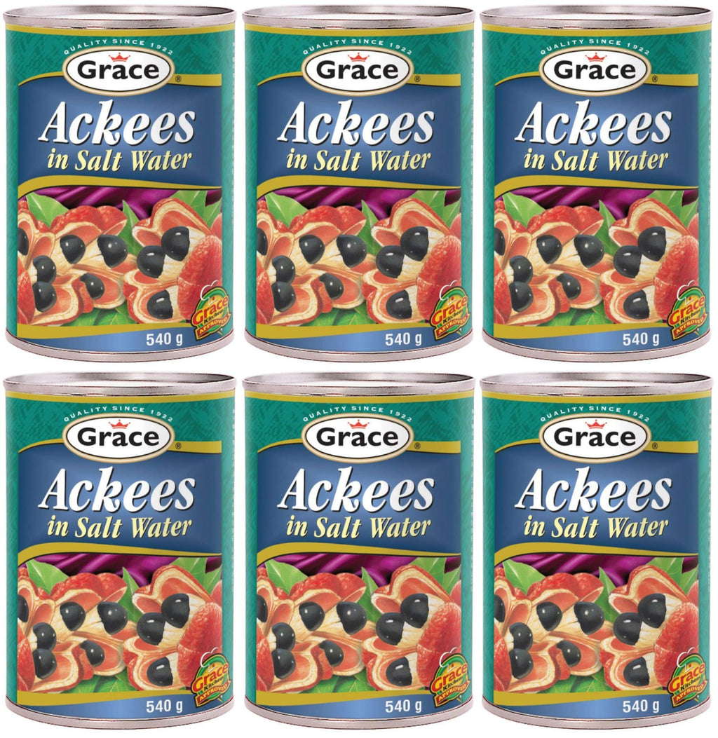 Ackees in Salt Water by Grace 540g (Pack of 6)