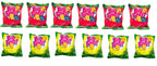 Assorted Holiday Big Foot, The Giant Cheese Snack, 10 Regular and 10 Spicy, 10.5 Oz, Pack of 20