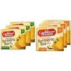 Caribbean Dreams Turmeric Tea with Ginger (3 Un-sweetened, 3 Sweetened)