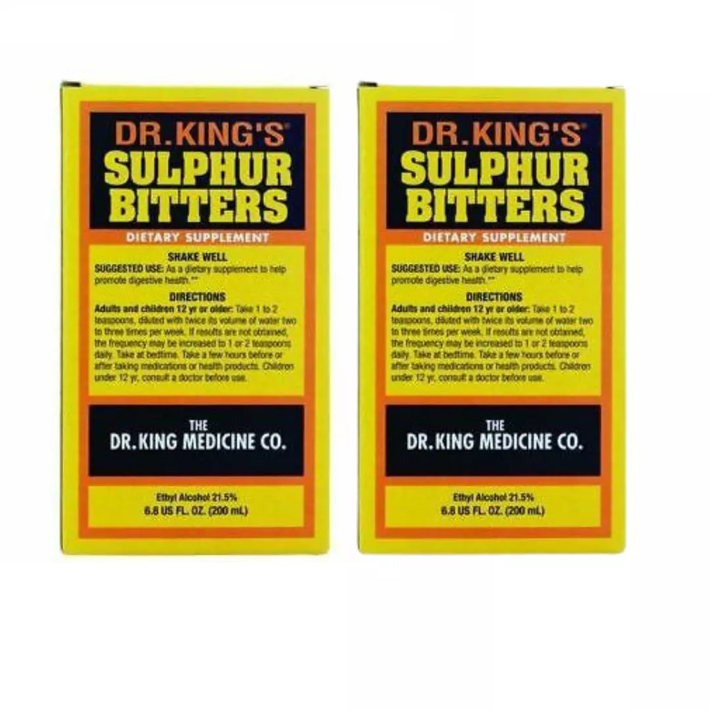Dr. King's Sulphur Bitters; for Digestive Health, Dietary Supplement 200 ml