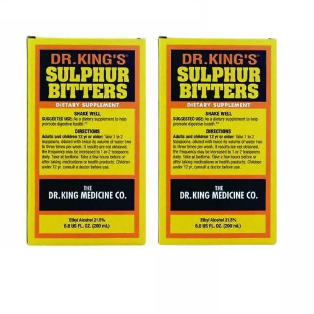 Dr. King's Sulphur Bitters; for Digestive Health, Dietary Supplement 200 ml