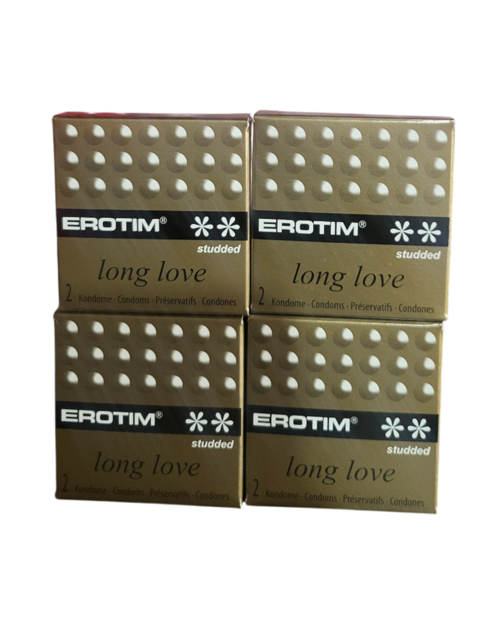Erotim Long Love Condoms Studded_pack_of_4