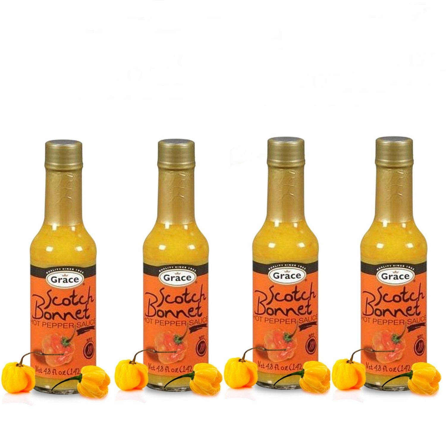 Grace Scotch Bonnet Pepper Sauce (Pack of 6)