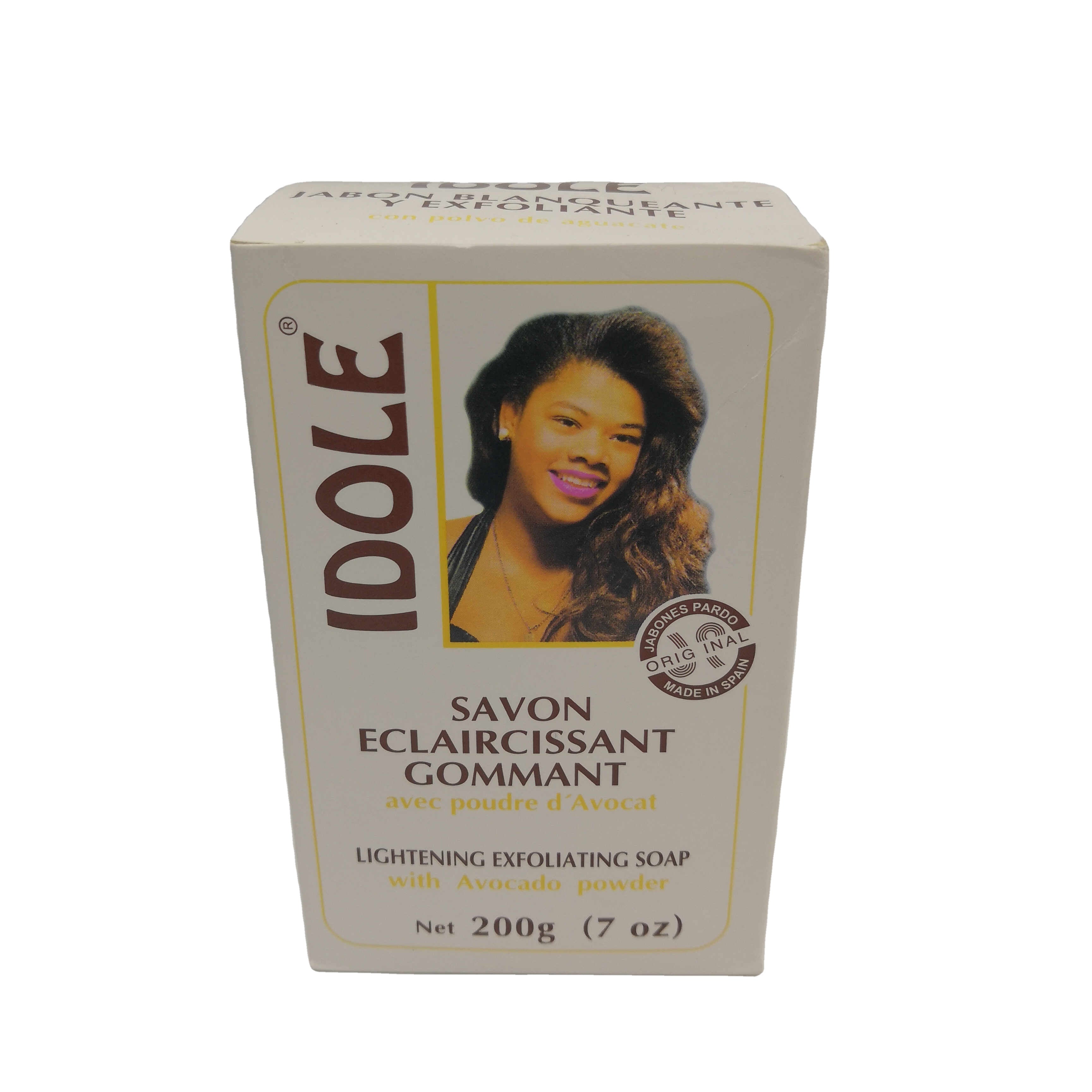 Idole Soap Exfoliating Lightening Soap with Avocado Powder 7 oz