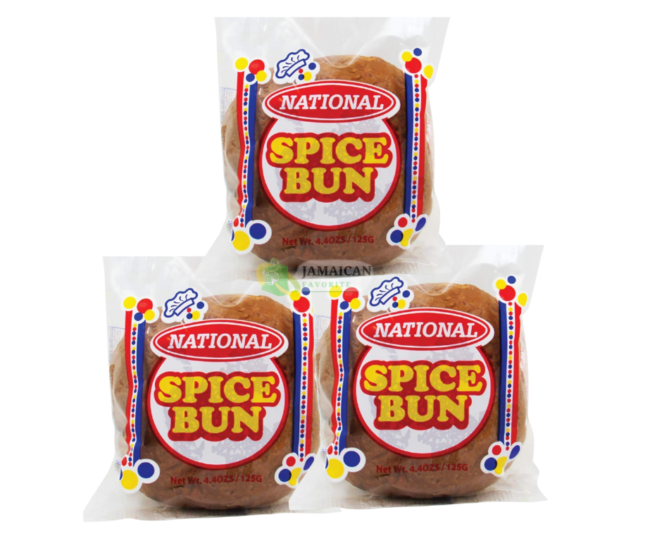 National Spice Bun by National Bakery 125g (Pack of 3)