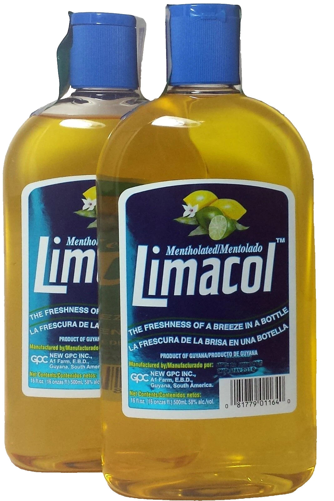 Limacol Mentholated Lotion 16 oz (Pack of 2)