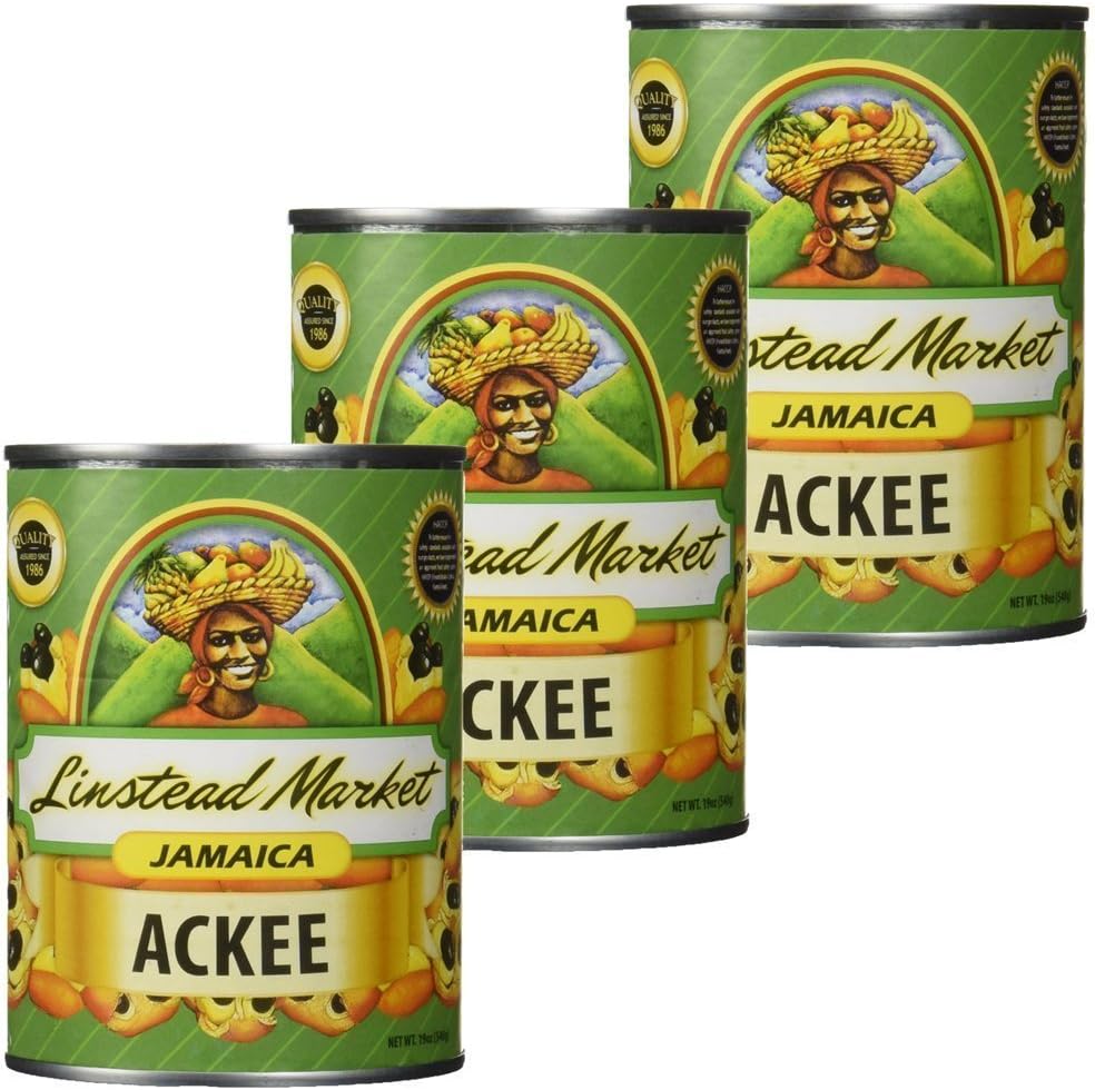 Ackees in Salt Water by Linstead Market Jamaica 540g (Pack of 3)