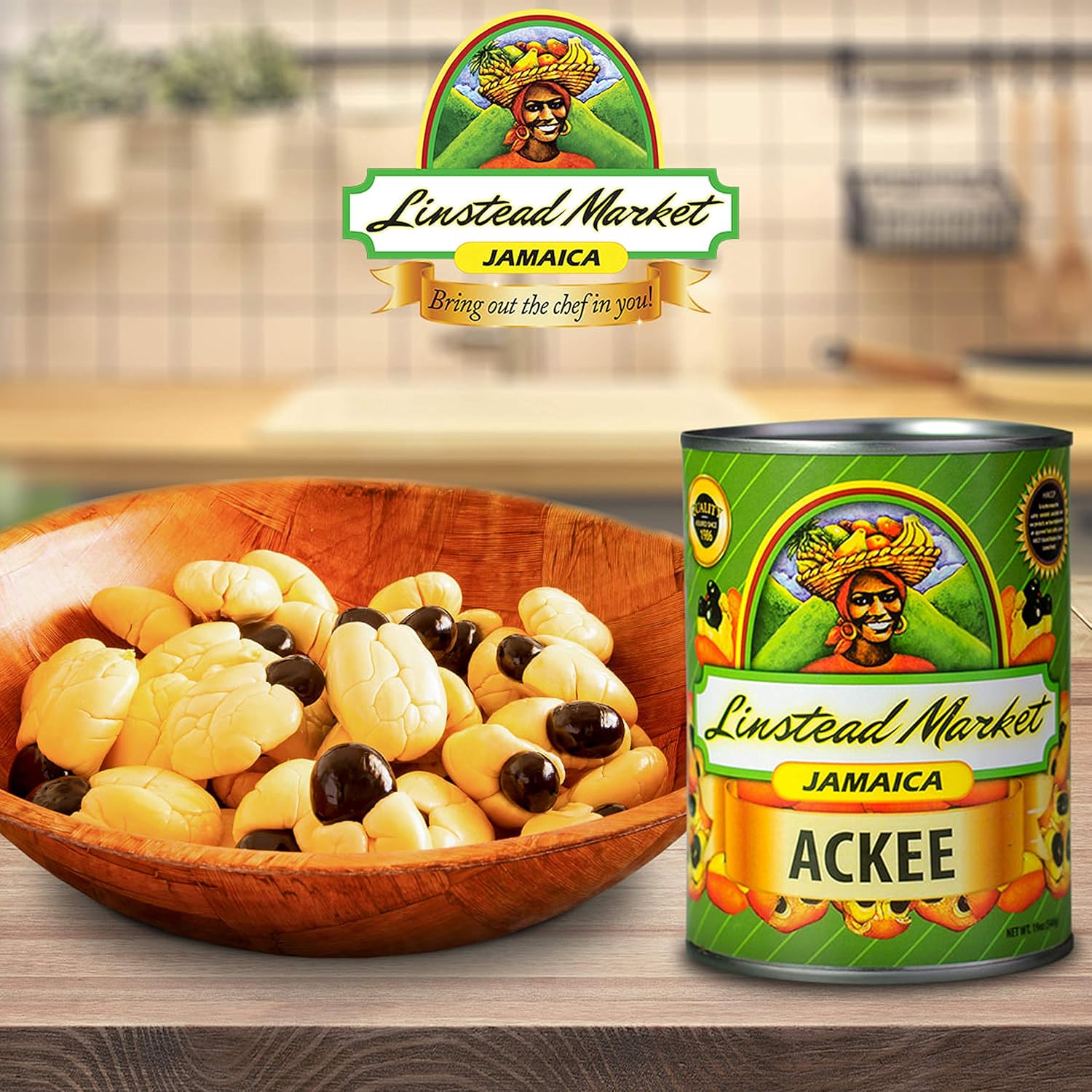 Ackees in Salt Water by Linstead Market Jamaica 540g (Pack of 3)