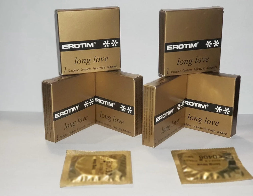Erotim Long Love Condoms (Pack of 4), 8 pieces