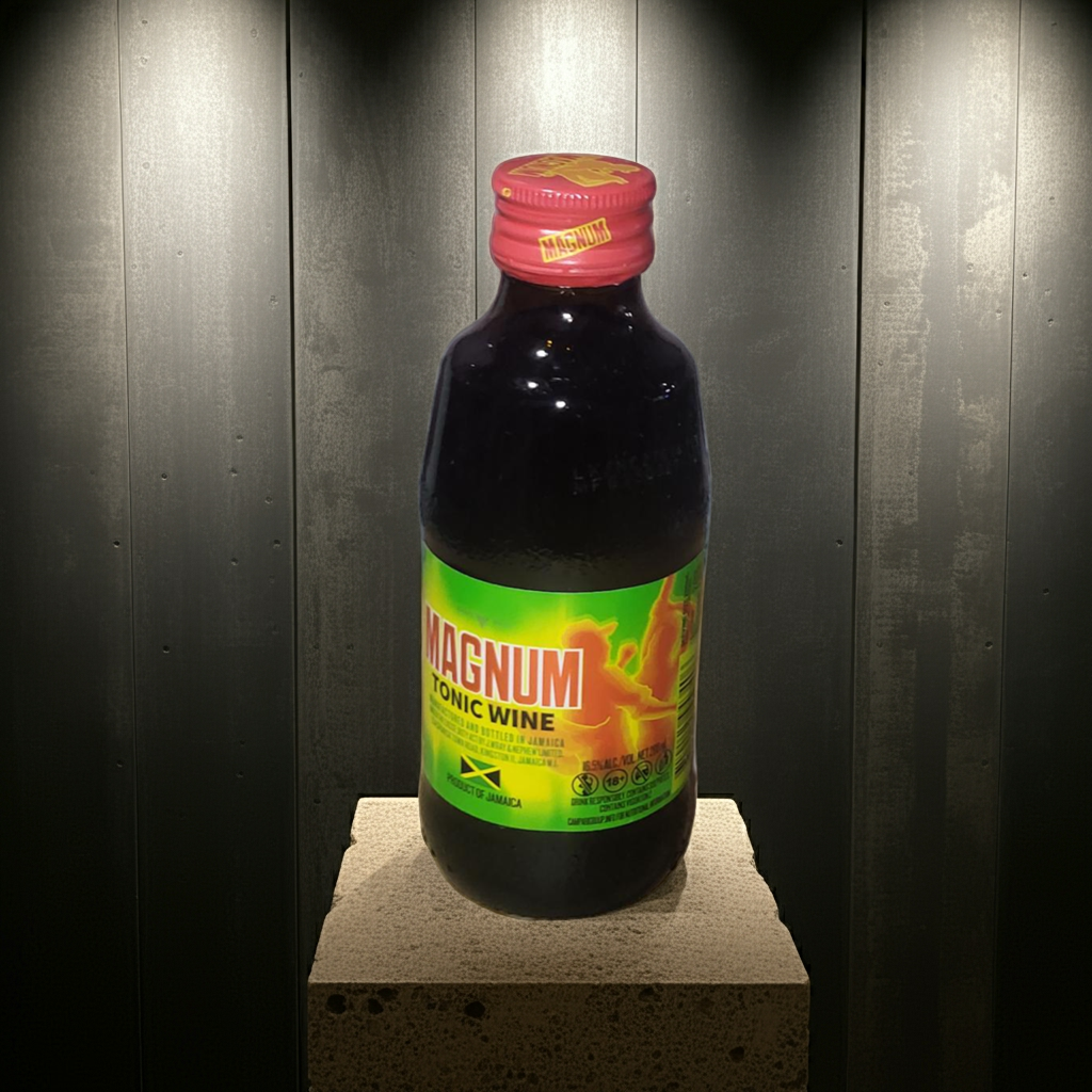 Magnum Tonic Wine with Iron & Vitamins from Jamaica (Pack of 4 bottles at 200ml each)