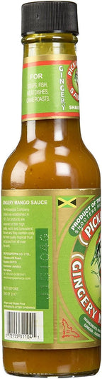 Pickapeppa Gingery Mango Spicy Hot Sauce 5 oz