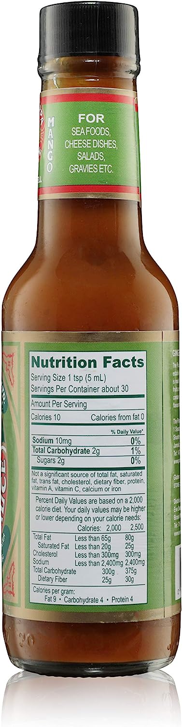 Pickapeppa Spicy Gingery Mango Sauce 5 oz (Pack of 2) | FAST SHIPPING