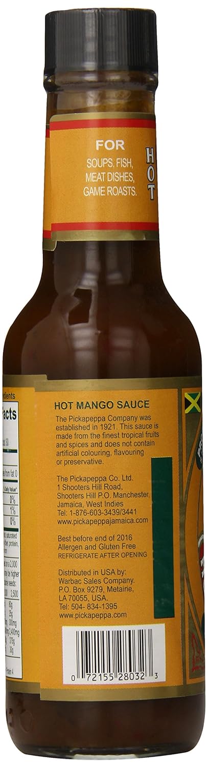 Pickapeppa Sauce Hot Mango