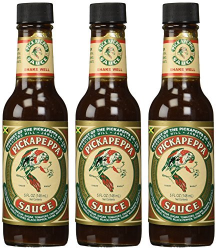 Pickapeppa Sauce Ingredients
Cane vinegar, Onion, Sugar, Tomato Paste, Sea Salt, Peppers, Raisins, Ginger, Mango Concentrate, Cloves, Thyme, Garlic, Black Pepper, Orange Peel.