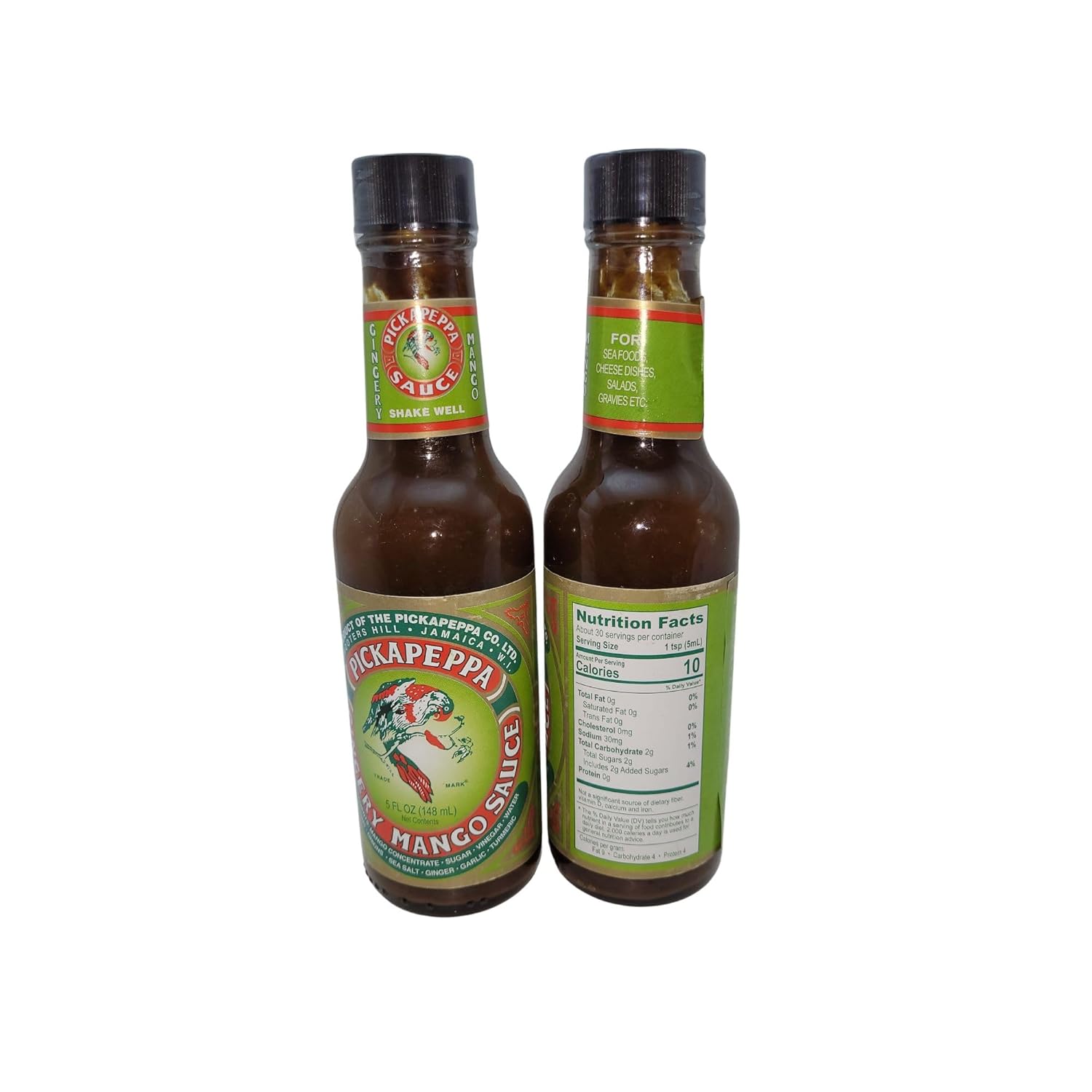 Pickapeppa Sauce Gingery Mango 5oz (Pack of 4)