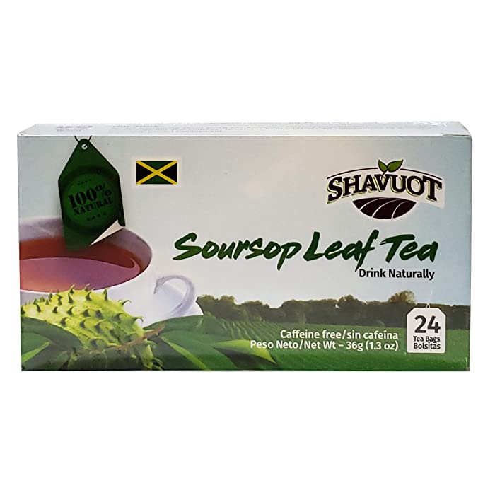 Shavuot Soursop (Graviola) Jamaican Herbal Tea (Pack of 2)