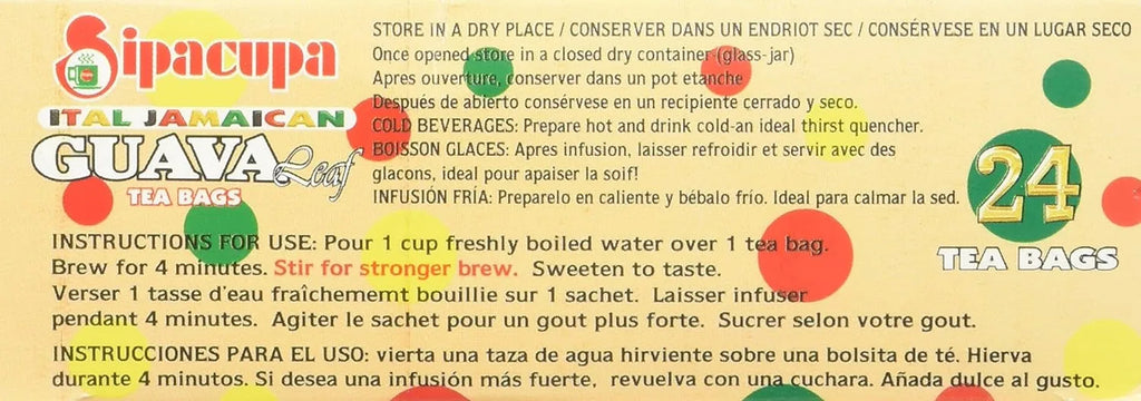 Sipacupa Ital Jamaican Guava Leaf Tea Bags