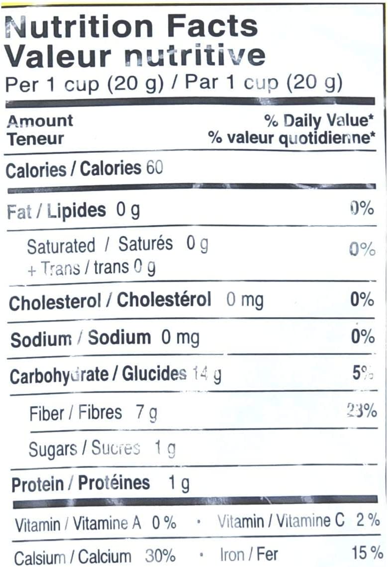 Caribbean Delight Sun Dried Sorrel Nutrition Facts
