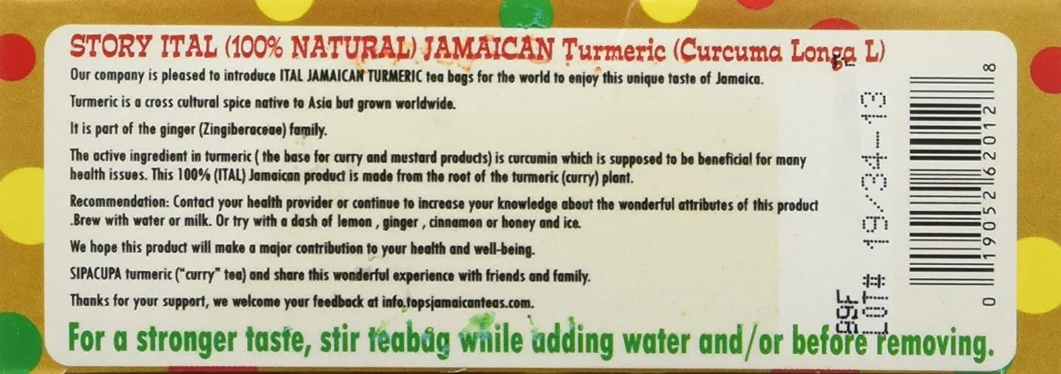Sipacupa Ital Jamaican Tumeric Tea