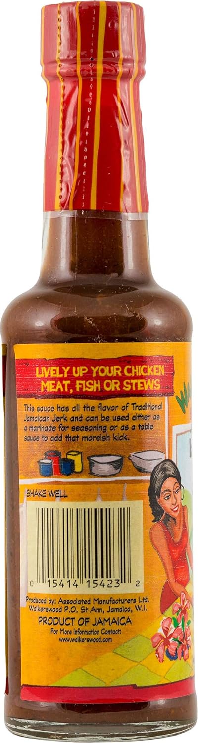 Walkerswood Las' Lick Jerk Sauce Hot & Spicy 6 fl. oz.