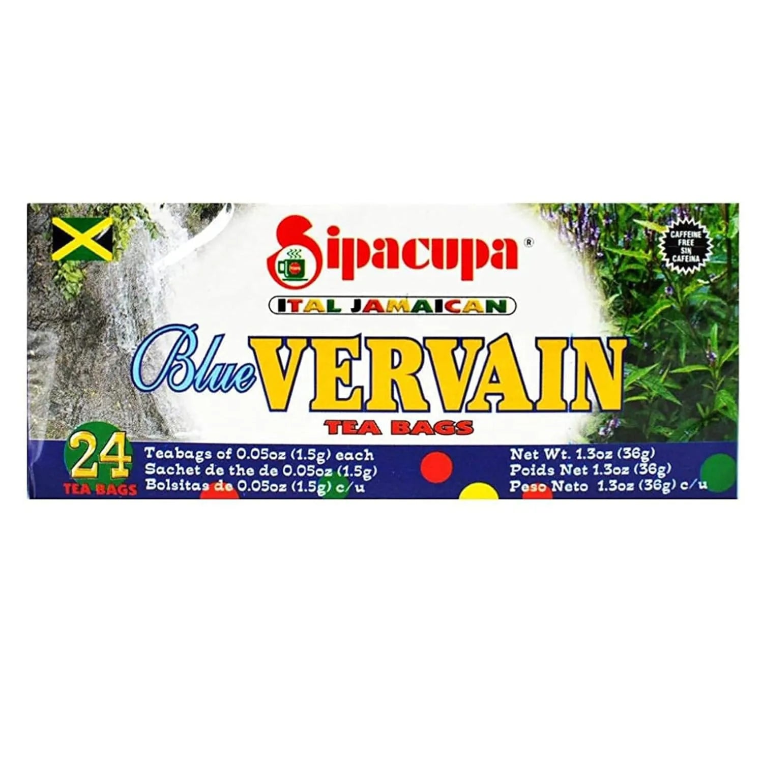 Vervain Tea Bags | 24 Tea Bags from 100% Blue Vervain Roots & Leaves