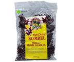 Caribbean Delight Sun Dried Sorrel 100g – authentic Jamaican dried hibiscus petals used to make traditional sorrel drink, rich in antioxidants and vitamin C. Perfect for Canadian shoppers looking for natural Caribbean flavor and healthy beverage ingredients.