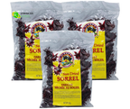 Caribbean Delight Sun Dried Sorrel (3 Pack) – premium Jamaican dried hibiscus petals for making traditional sorrel drink, rich in antioxidants and natural flavor. Perfect for Canadian shoppers looking for authentic Caribbean taste and bundle savings.