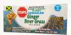 Ginger Fever Grass Tea by Tops Jamaica, 24 Tea Bags