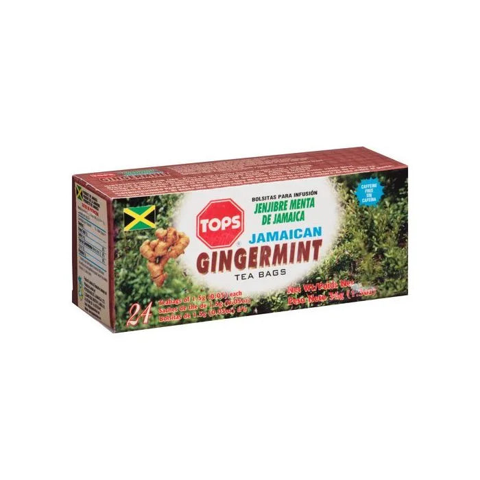 Gingermint Tea Bags | A Classic Combination of Peppermint & Ginger