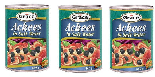Ackees in Salt Water 540g (Pack of 3) | Jamaican Ackee & Saltfish
