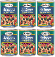 Grace Jamaican Ackees in Salt Water 540g (Pack of 6)