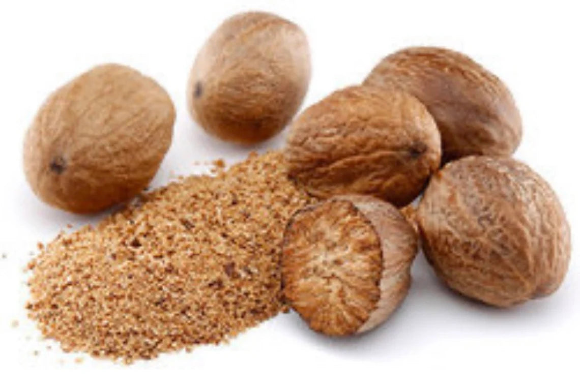 All Spice Whole Fresh Jamaican Organic Nutmeg (Pack of 12)