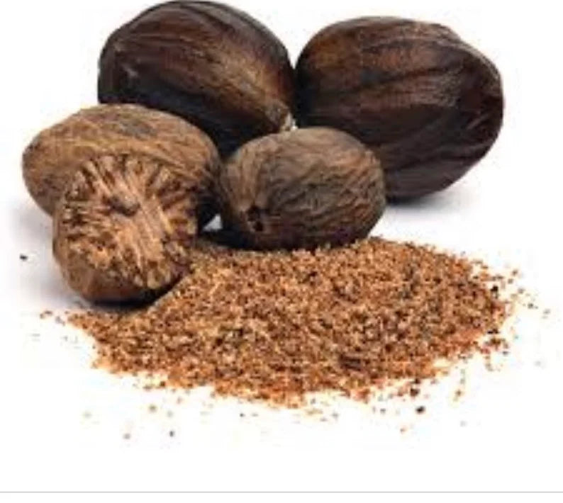 All Spice Whole Fresh Jamaican Organic Nutmeg (Pack of 12)