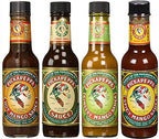 Pickapeppa Sauce Original, Gingery Mango Sauce, Spicy Mango Sauce & Hot Mango 5 oz. (2 of each)