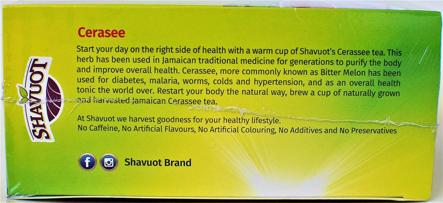 Shavuot Cerasee Tea 24 Tea Bags (Pack of 3)
