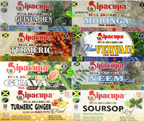 Sipacupa Ital Jamaican Herbal Tea Collection – Guinea Hen Weed, Moringa, Turmeric Root, Blue Vervain, Guava Leaf, Neem Leaf, Turmeric Ginger, and Soursop Leaf Tea – Natural Detox, Energy & Wellness Bundle – Buy Online in Canada