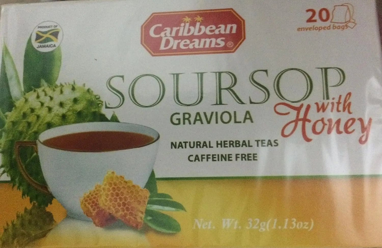 Soursop with Honey, (Graviola) Tea by Caribbean Dreams