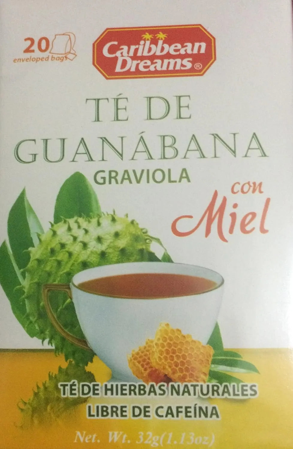 Soursop with Honey, (Graviola) Tea by Caribbean Dreams