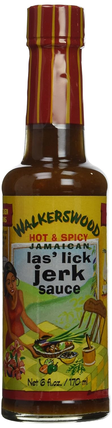 Walkerswood Las’ Lick Hot & Spicy Jerk Sauce 170mL – authentic Jamaican jerk finishing sauce. Bundle discount starts at 3+ bottles in Canada.