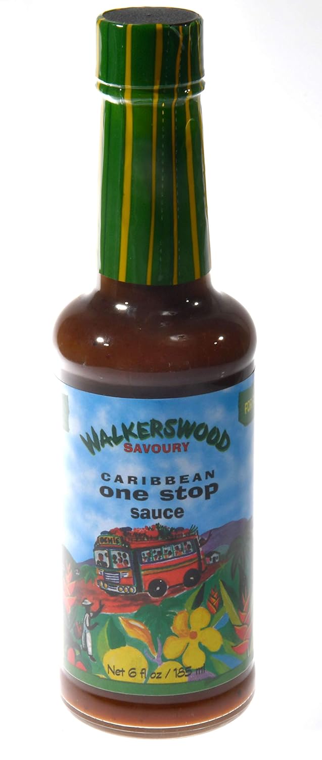 Walkerswood One Stop Savory Sauce 185mL – authentic Jamaican savory cooking sauce. Bundle discount starts at 3+ bottles in Canada.